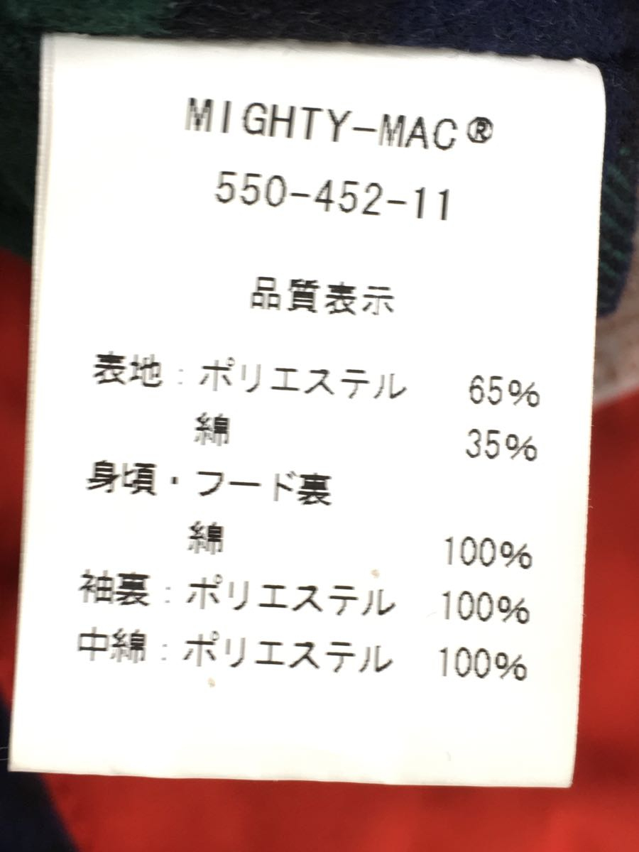 MIGHTY-MAC◆ジャケット/-/ポリエステル/ORN/オレンジ/Tジップ_画像4