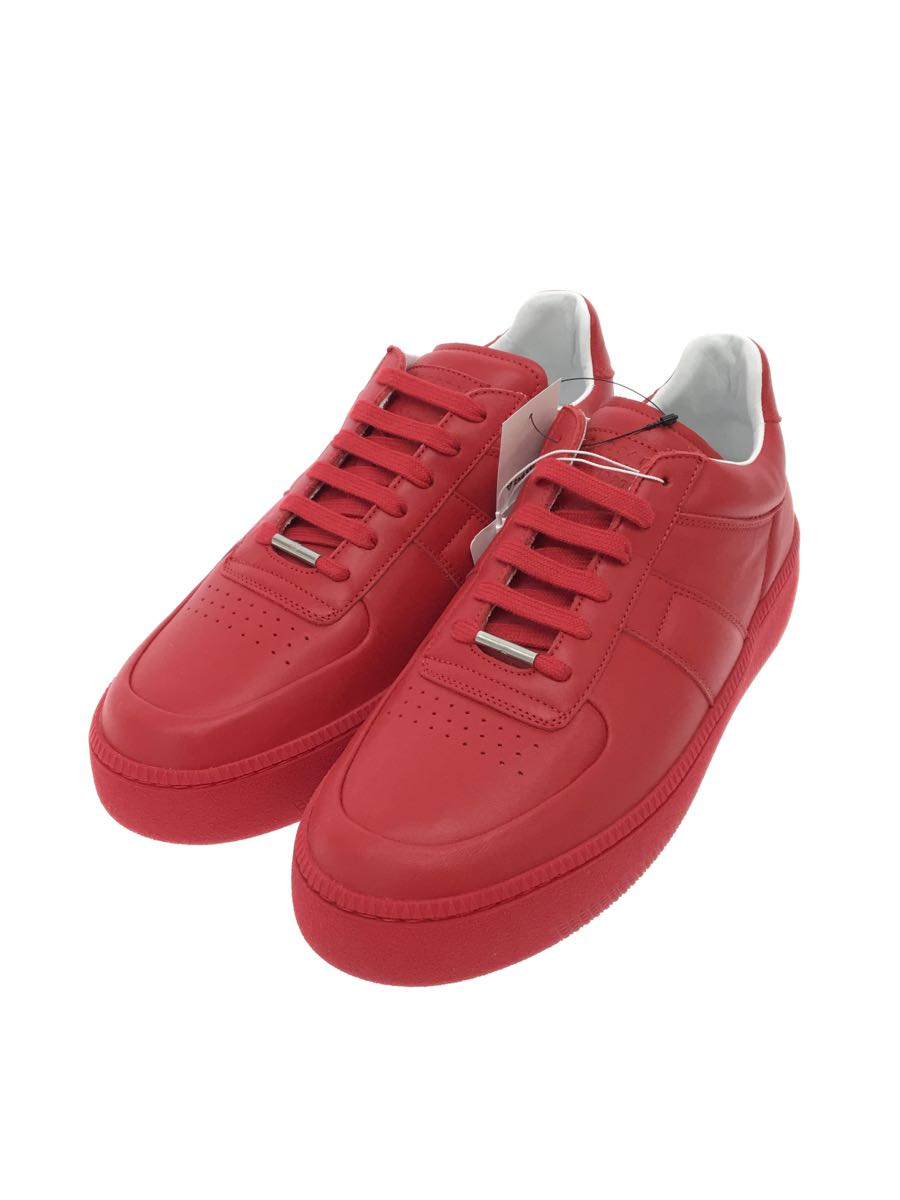 Maison Margiela◆low top Sneakers/ローカットスニーカー/41/RED/レザー/S57WS0156_画像2