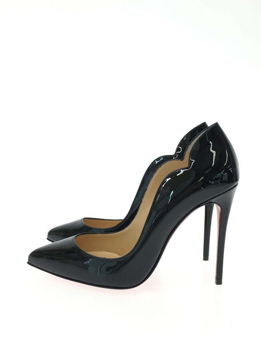 Christian Louboutin◇パンプス/34.5/BLK/エナメル | inmarco.ae