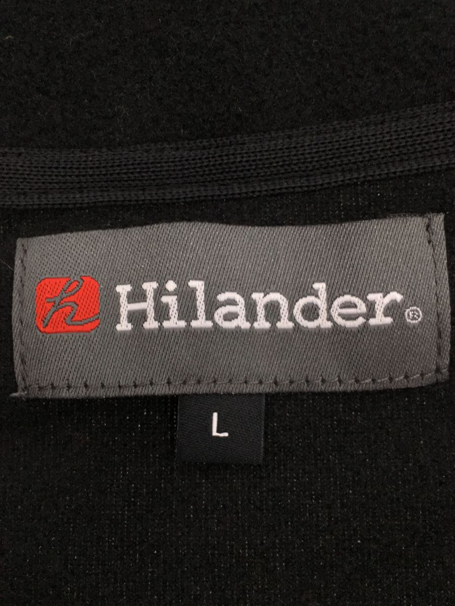 Hilander◆フリースジャケット/L/ブラック_画像3