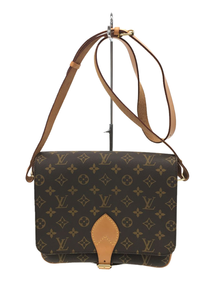 買取 格安 LOUIS VUITTON◇カルトシエール_モノグラム_BRW/PVC