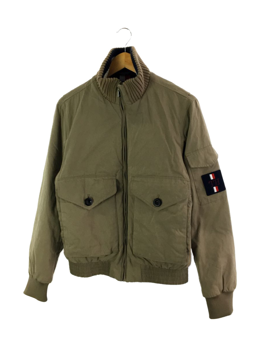 TOMMY HILFIGER* flight jacket /S/ polyester /BEG/ Icon Bomber jacket 