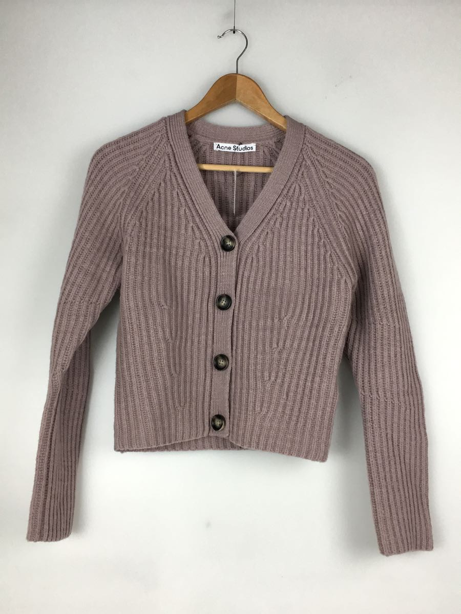 Acne Studios(Acne)◆カーディガン(厚手)/S/ウール/ピンク/ゲージニット/FN-WN-KNIT000001