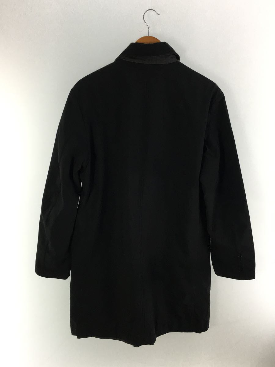 一部予約販売中】 PRADA◇コート/46/ポリエステル/BLK Lサイズ