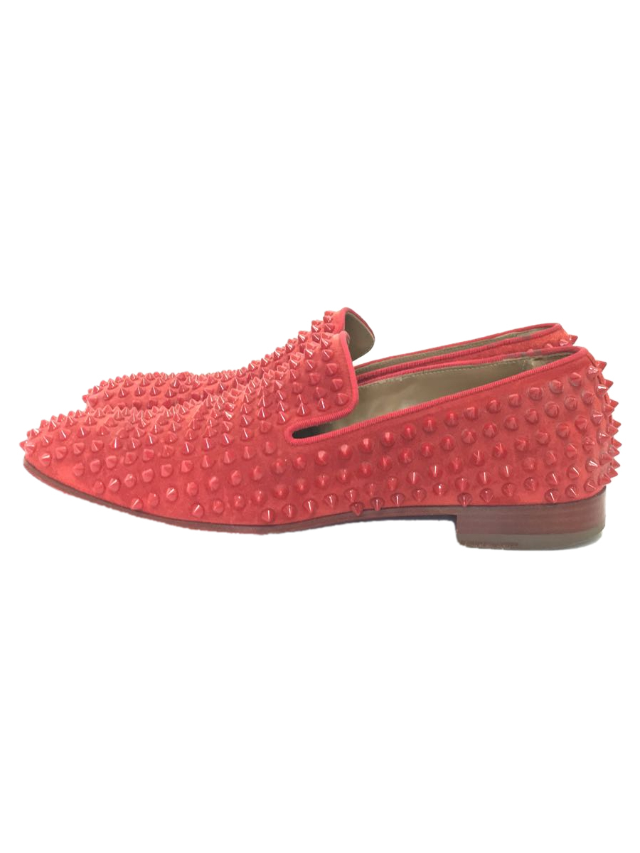 Christian Louboutin◆Christian Louboutinドレスシューズ/40/RED/DANDELION SPIKES FLAT