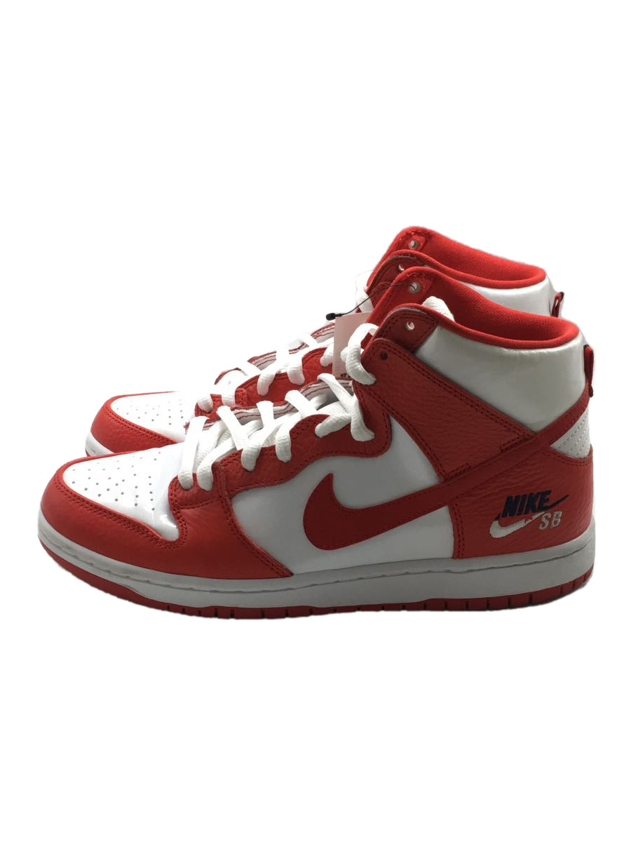 NIKE◆SB ZOOM DUNK HIGH PRO/ズームダンクハイプロ/レッド/854851-661/28cm/RED