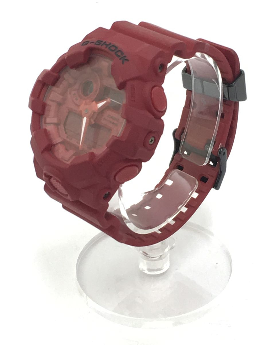 【新品、本物、当店在庫だから安心】 CASIO◇クォーツ腕時計/デジタル/ラバー/レッド/GA-735C/35周年 その他