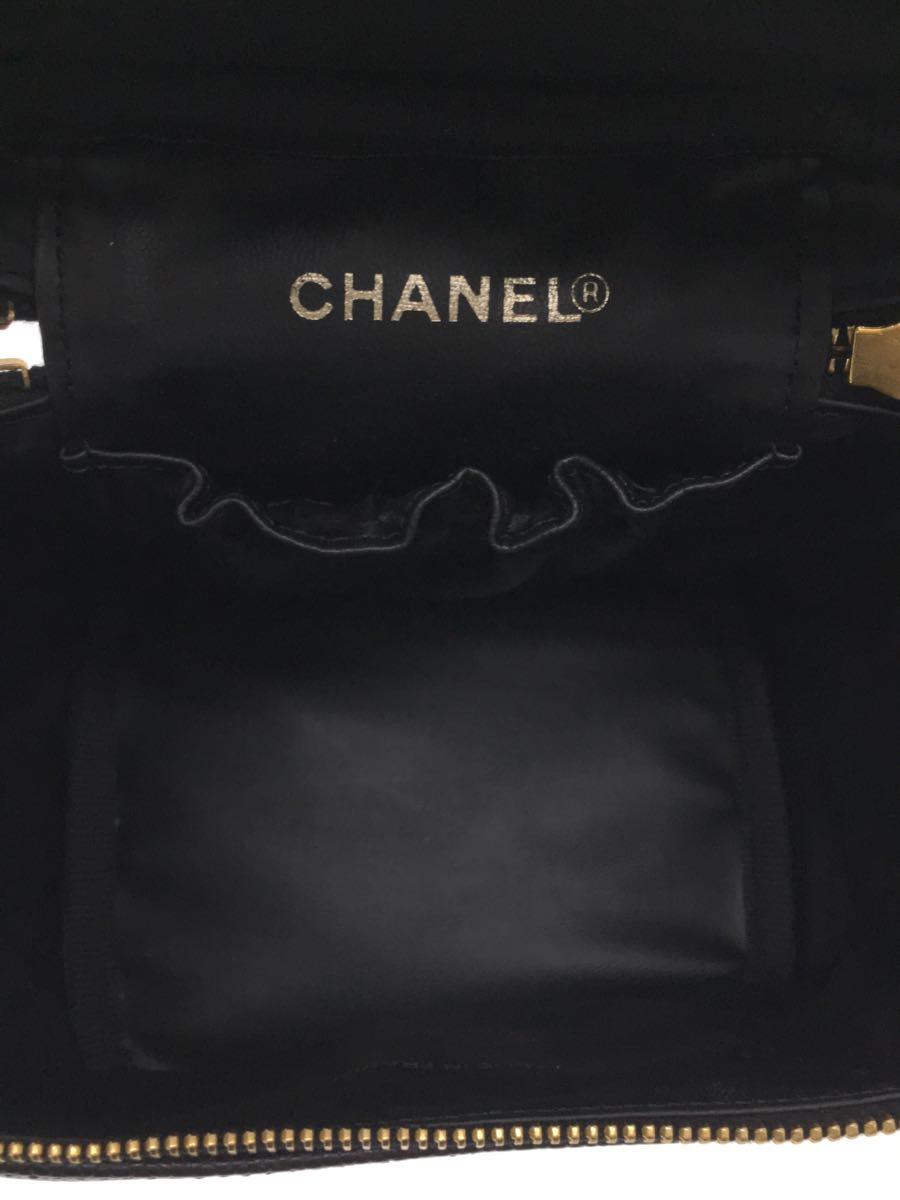 CHANEL◇バニティポーチ レザー BLK キャビアスキン ポーチ | ssj-h.com