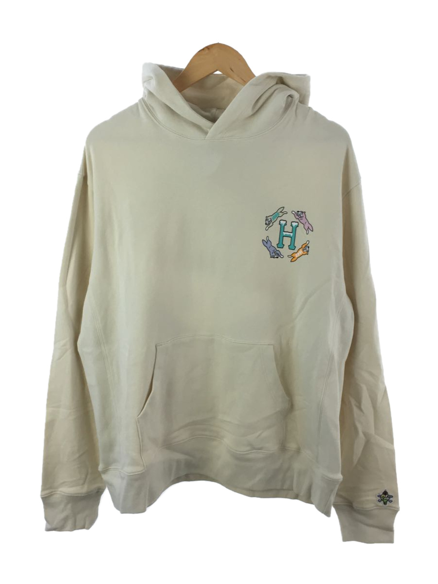 日本産】 HUF◇ICECREAM FROSTED HOODIE/パーカー/L/コットン