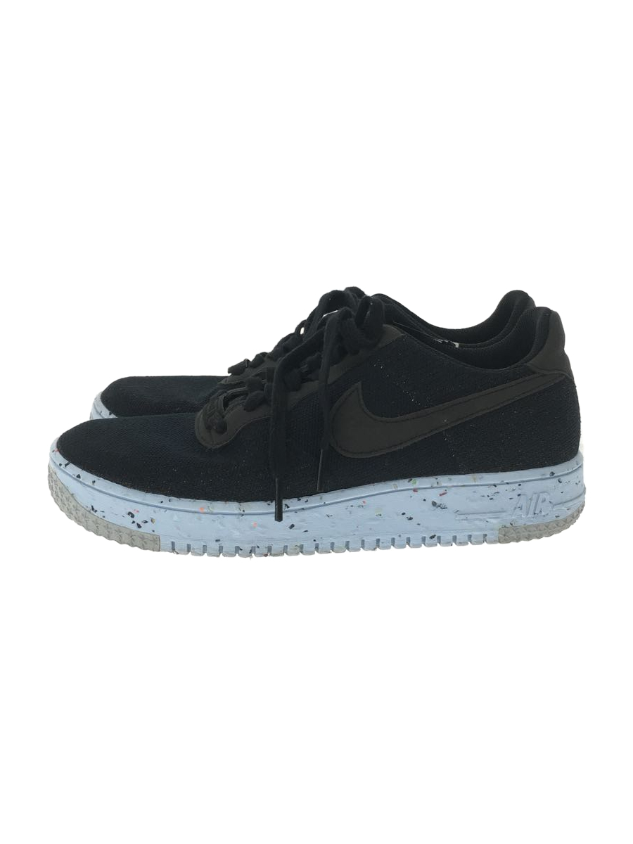 NIKE◆AIR FORCE 1 CRATER FLYKNIT_エアフォース1 クレーター フライニット/27.5cm/ブラック_画像1