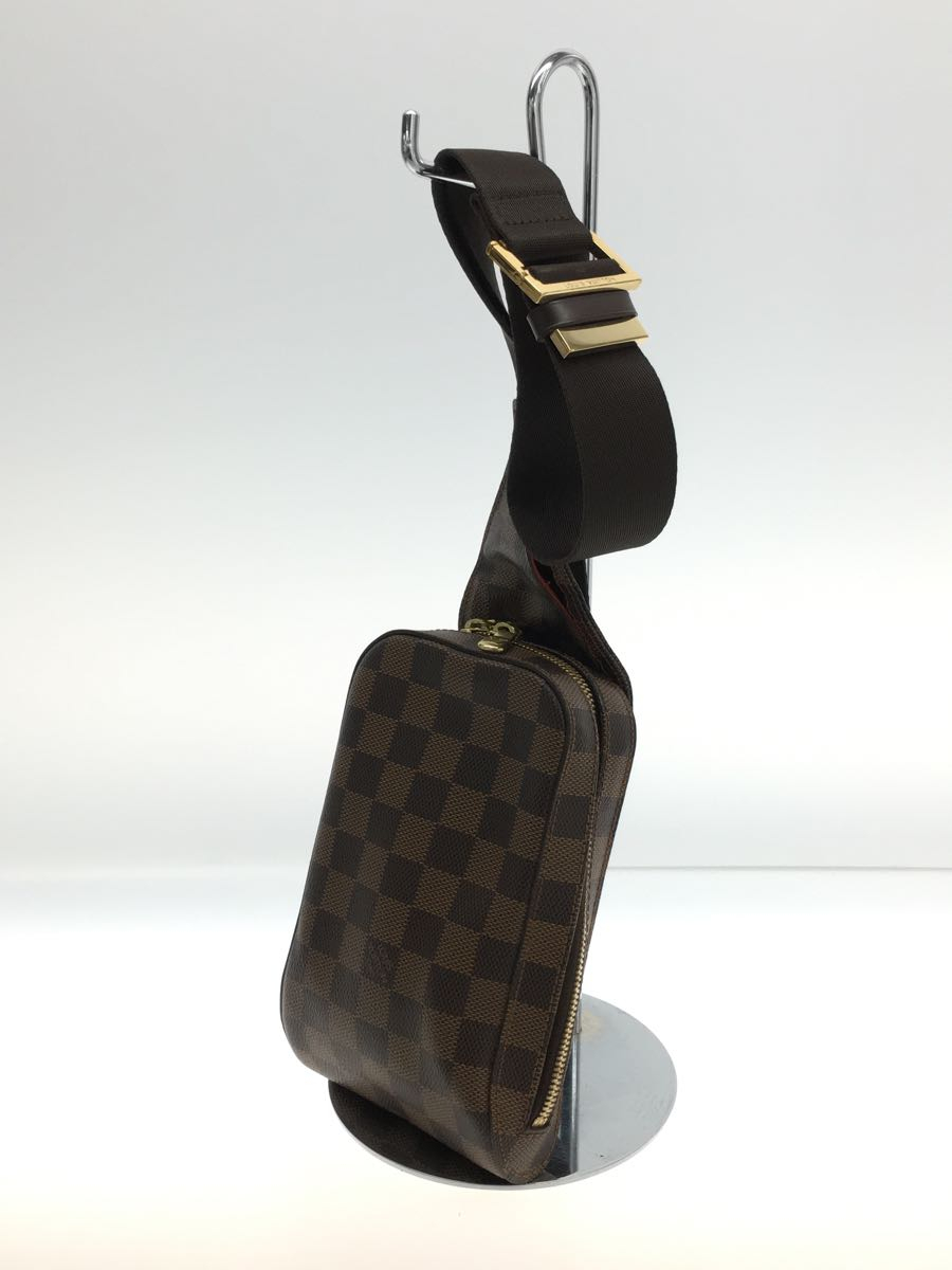 LOUIS VUITTON◆ジェロニモス_ダミエ・エベヌ_BRW/PVC/BRW/N51994_画像2