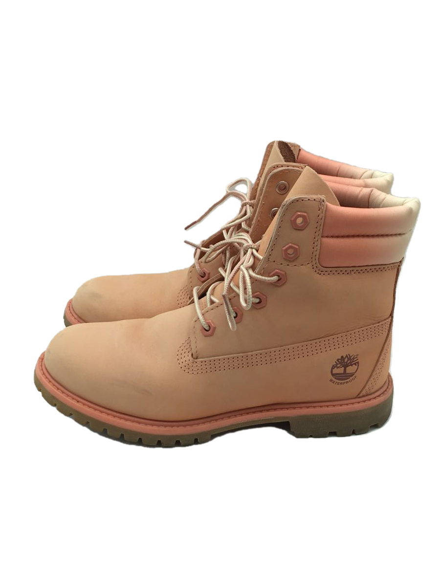 Timberland◆6 in waterproof boot medium/レースアップブーツ/25cm/PNK/A1WVV/A3140