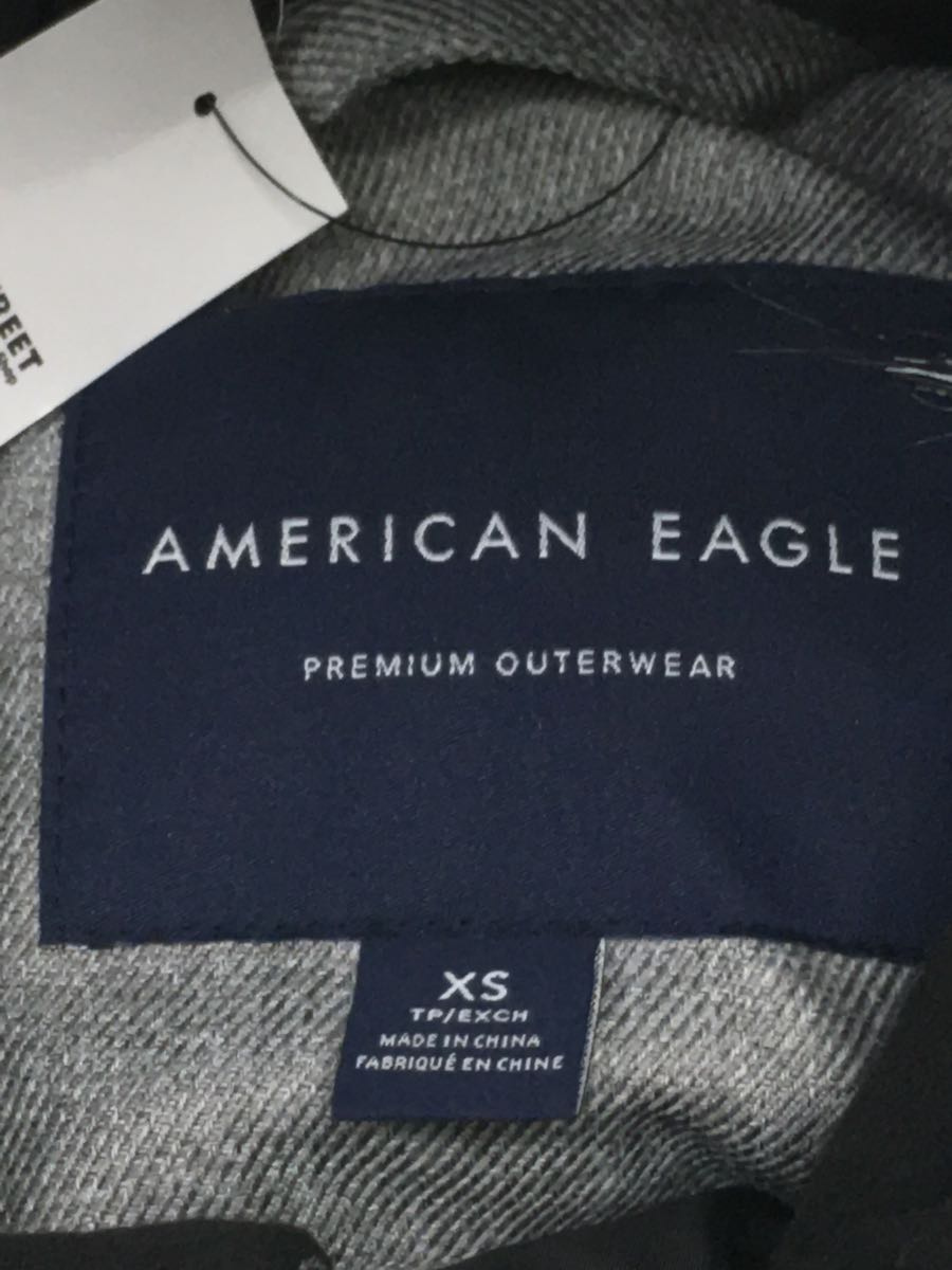 AMERICAN EAGLE◆18AW/9449231257/ファー付き/ジップアップ/ダウンジャケット/XS/ポリエステル/GRY_画像3