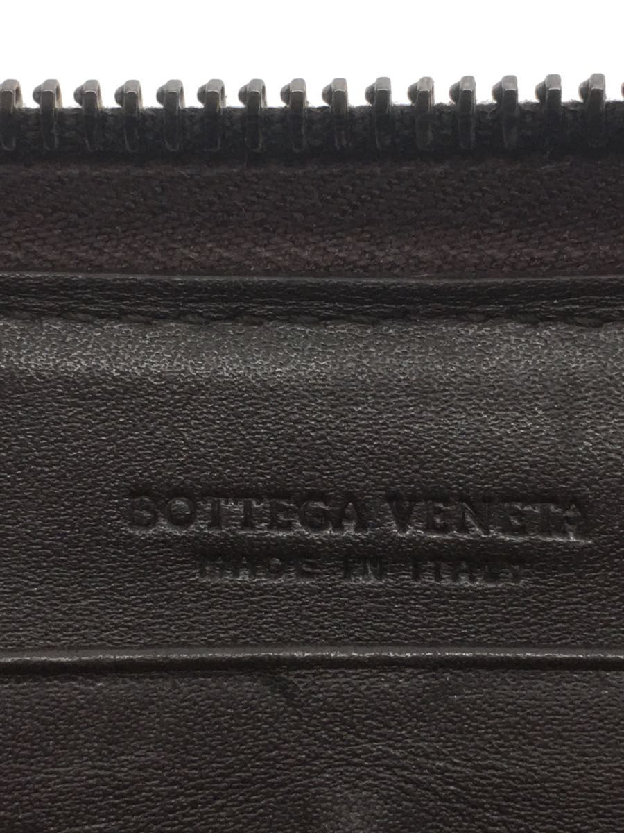 BOTTEGA VENETA◆長財布/レザー/BRW/レディース_画像3