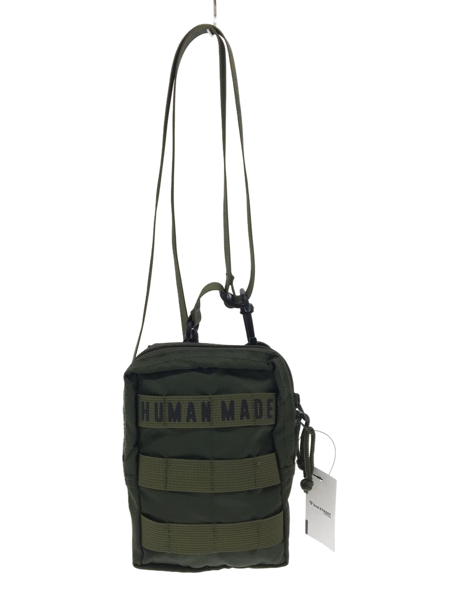 HUMAN MADE◆22AW/MILITARY POUCH #2/ショルダーバッグ/KHK