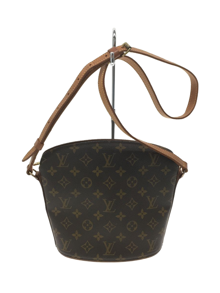 LOUIS VUITTON◇ドルーオ_モノグラム_BRW/PVC/BRW/総柄-