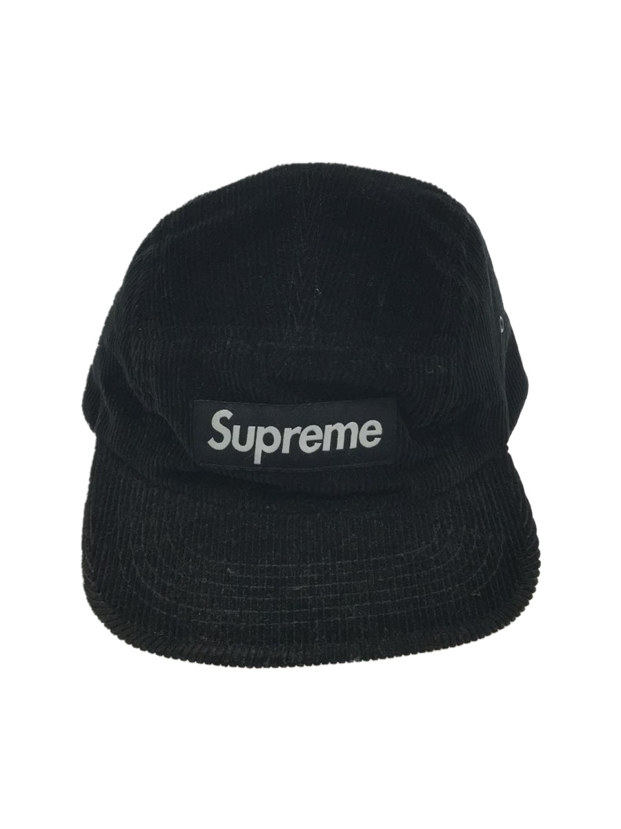 新着商品 Supreme◇キャンプキャップ/コーデュロイ/ボックスロゴ/BLK
