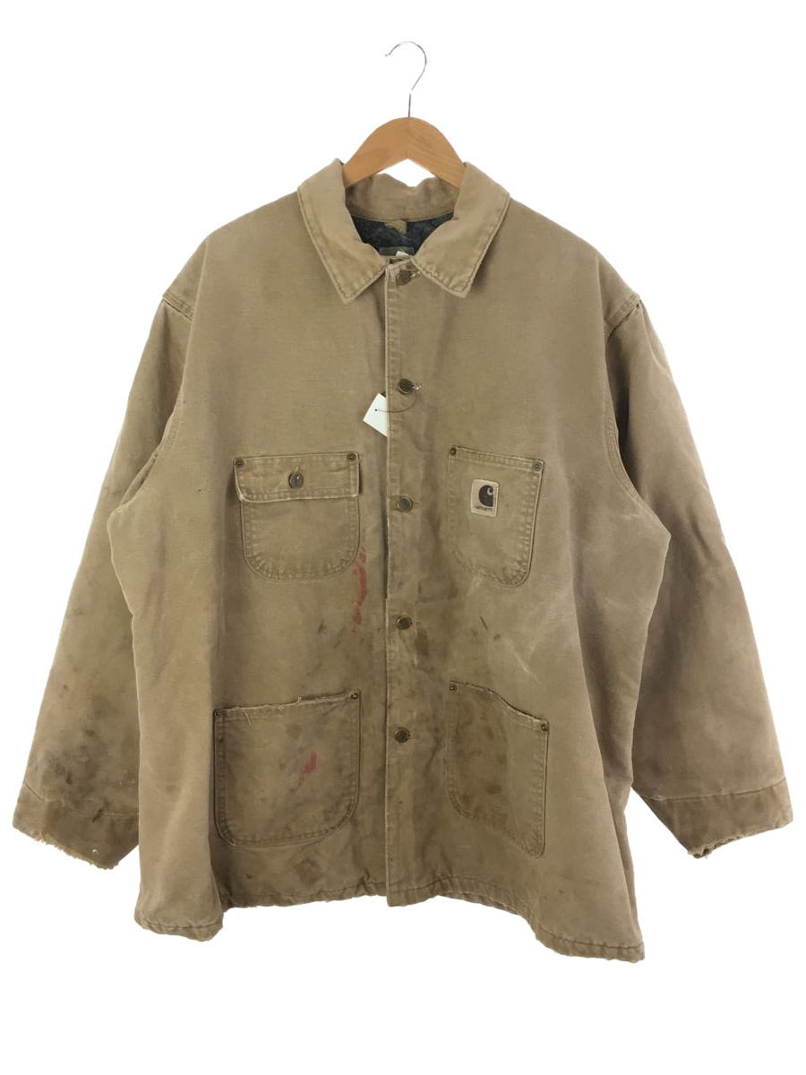 カタログギフトも! Carhartt◆カバーオール/-/コットン/BEG/チョアジャケット/ペンキ有/タグ消え Lサイズ カタログギフトも! Carhartt◆カバーオール/-/コットン/BEG/チョアジャケット/ペンキ有/タグ消え Lサイズ