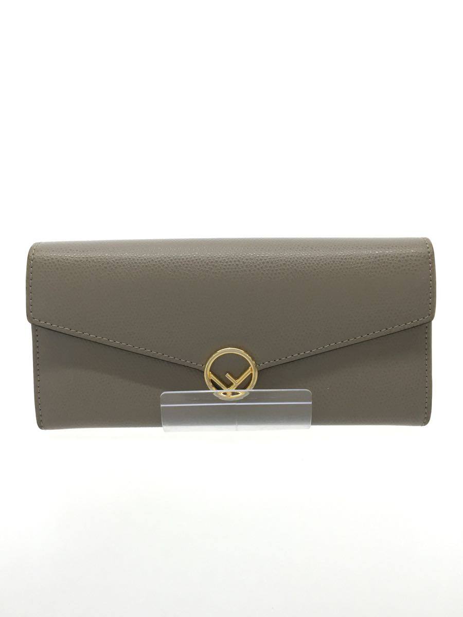 FENDI◇長財布/レザー/グレー/レディース/8M0251-A18B-189-3260
