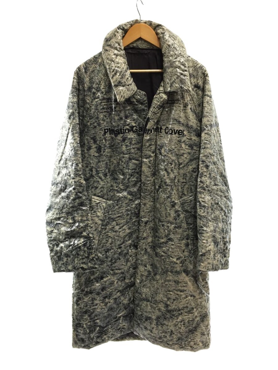 doublet◆コート/L/ポリエステル/SLV/アニマル/19aw04co27/coating fur coat