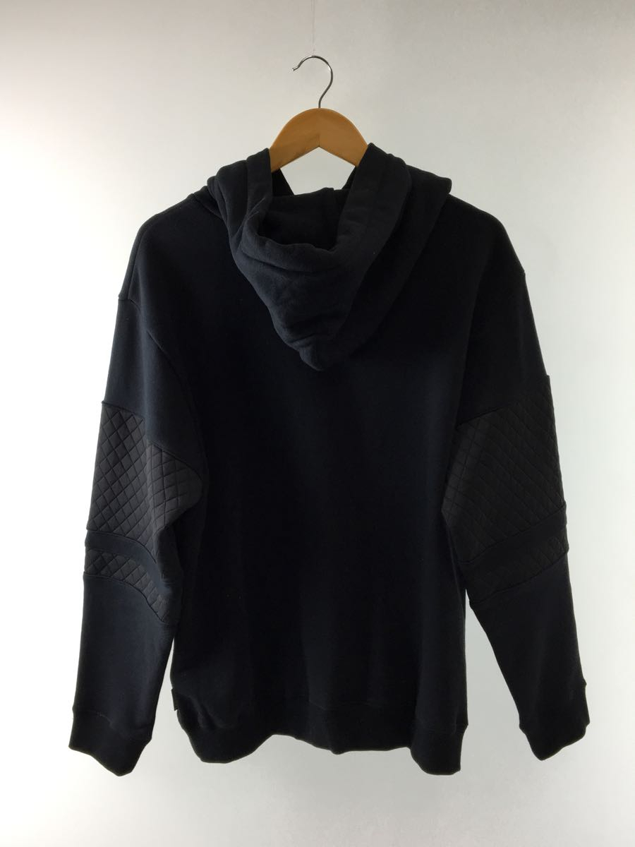 お買得!】 roarguns◇パーカー/3/コットン/BLK/ダイヤキルト袖切替え