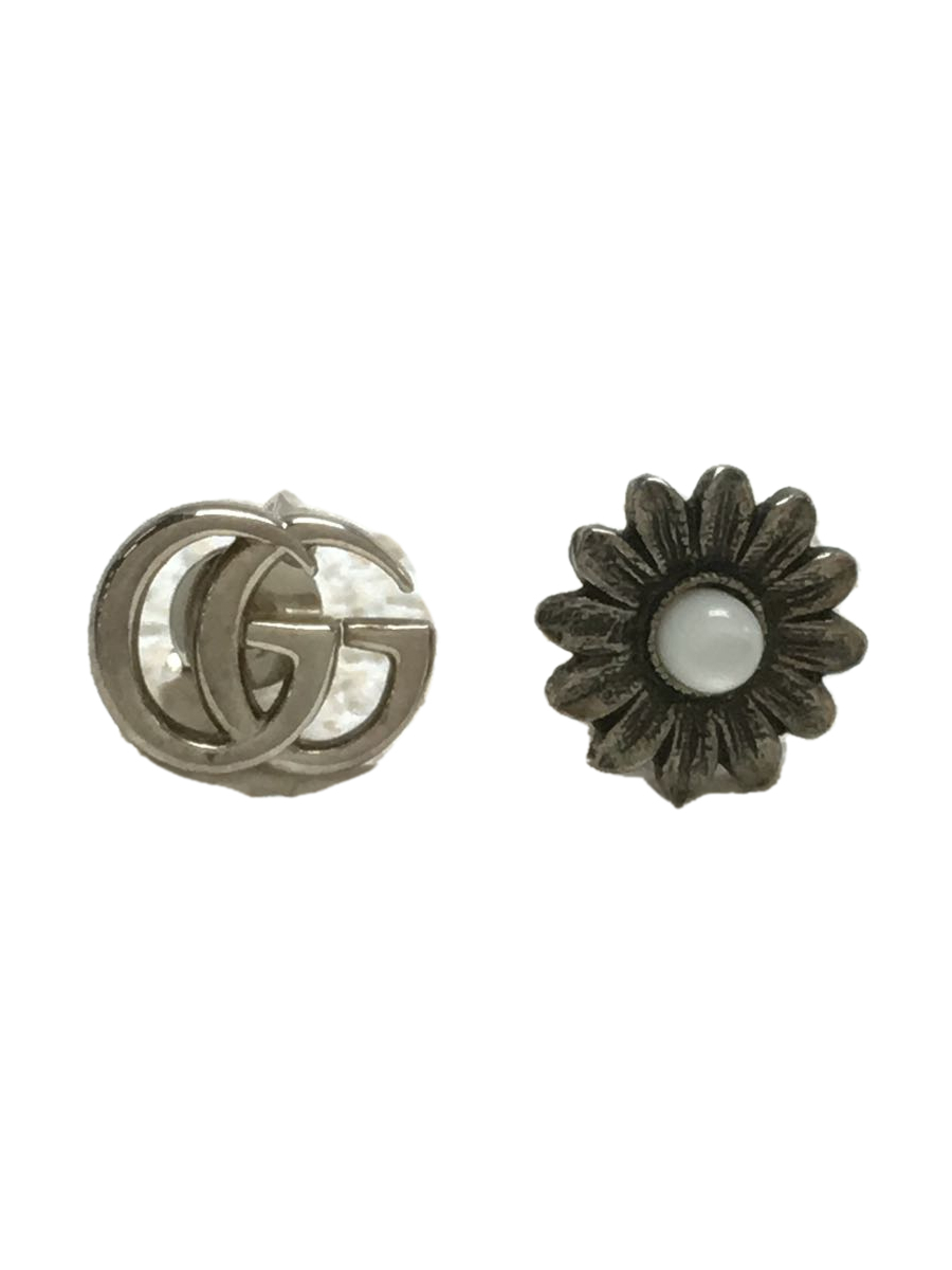 柔らかい GUCCI◇ピアス/SLV/メンズ/ダブルGピアス その他 - midwestrg.com