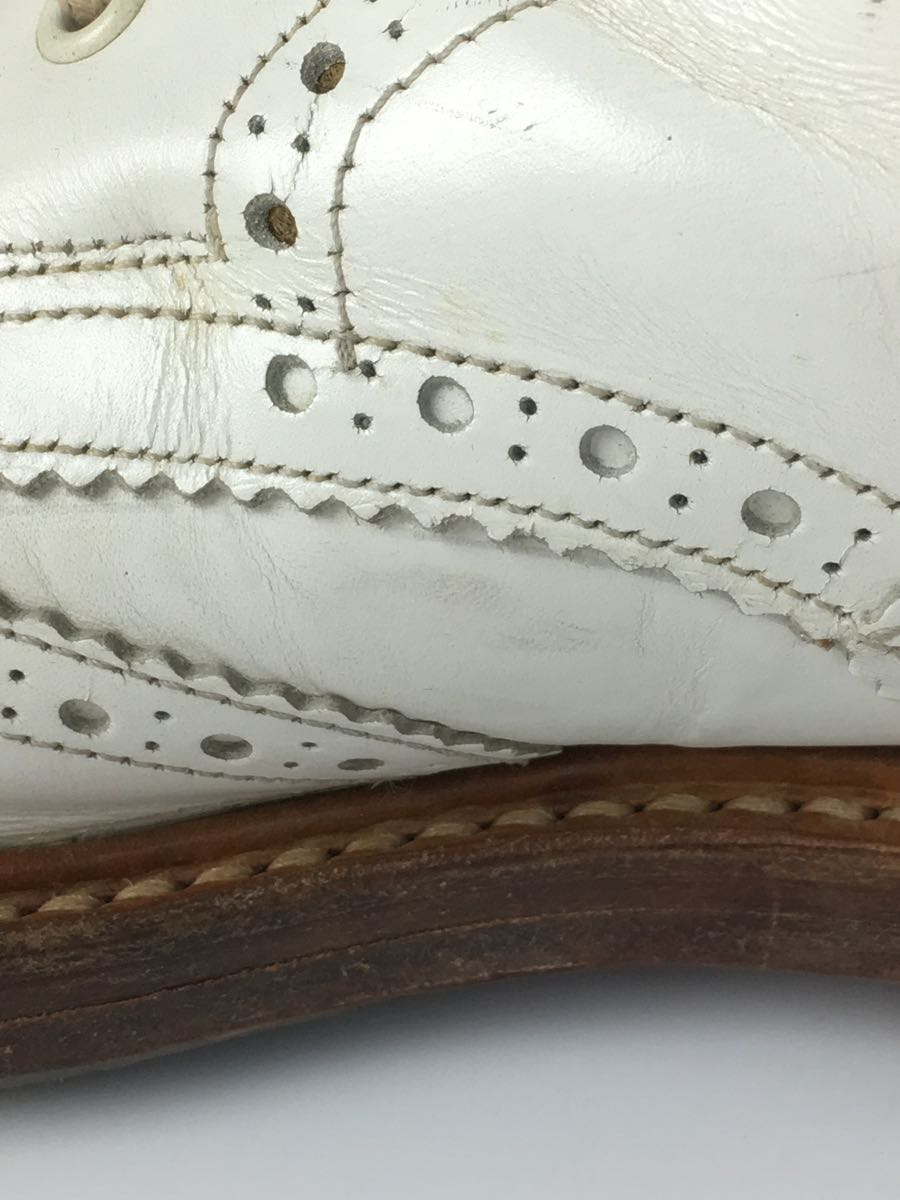 Tricker’s◆レースアップブーツ/US6.5/WHT/レザー_画像6