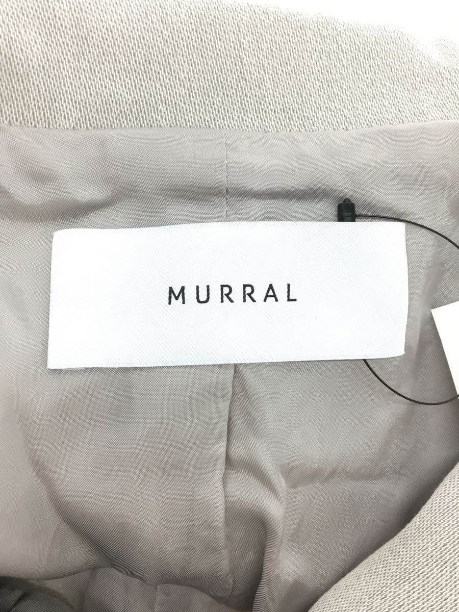 22AW/MURRAL/Chambray curvy jacket/テーラードジャケット/FREE/GRY_画像3