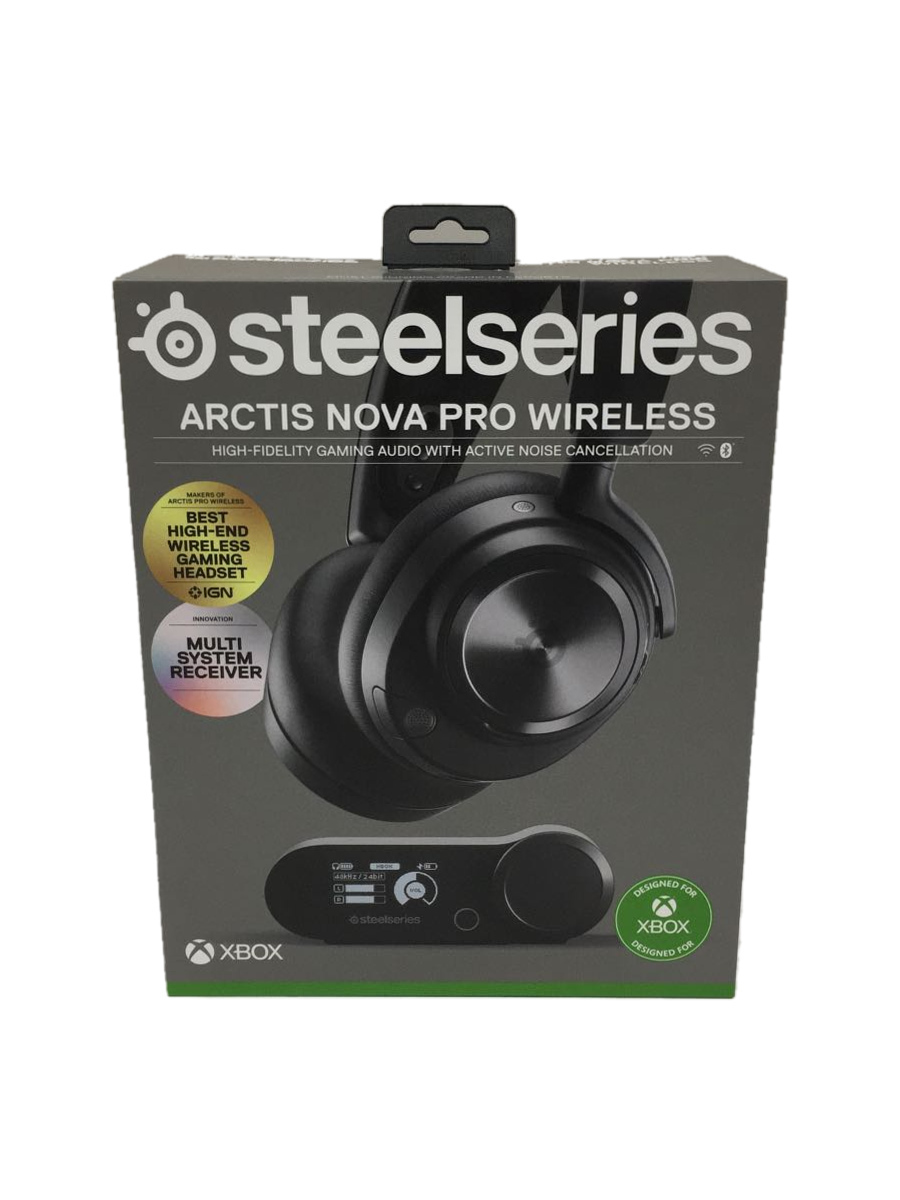 steelseries◆Arctis Nova Pro Wireless/ワイヤレスゲーミングヘッドホン/XBOX/2022年製_画像1