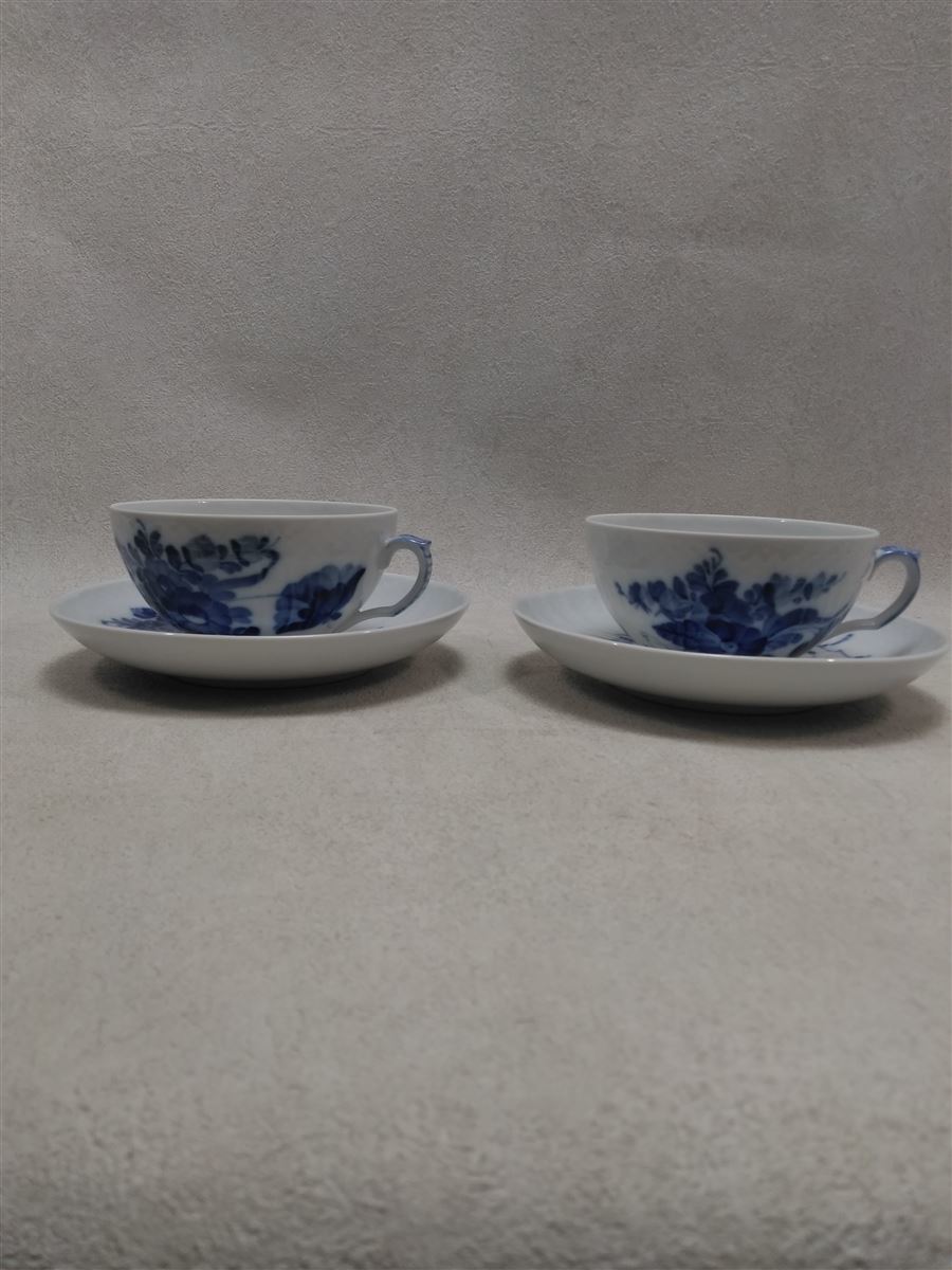 ROYAL COPENHAGEN◆カップ&ソーサー/2点セット/WHT_画像2