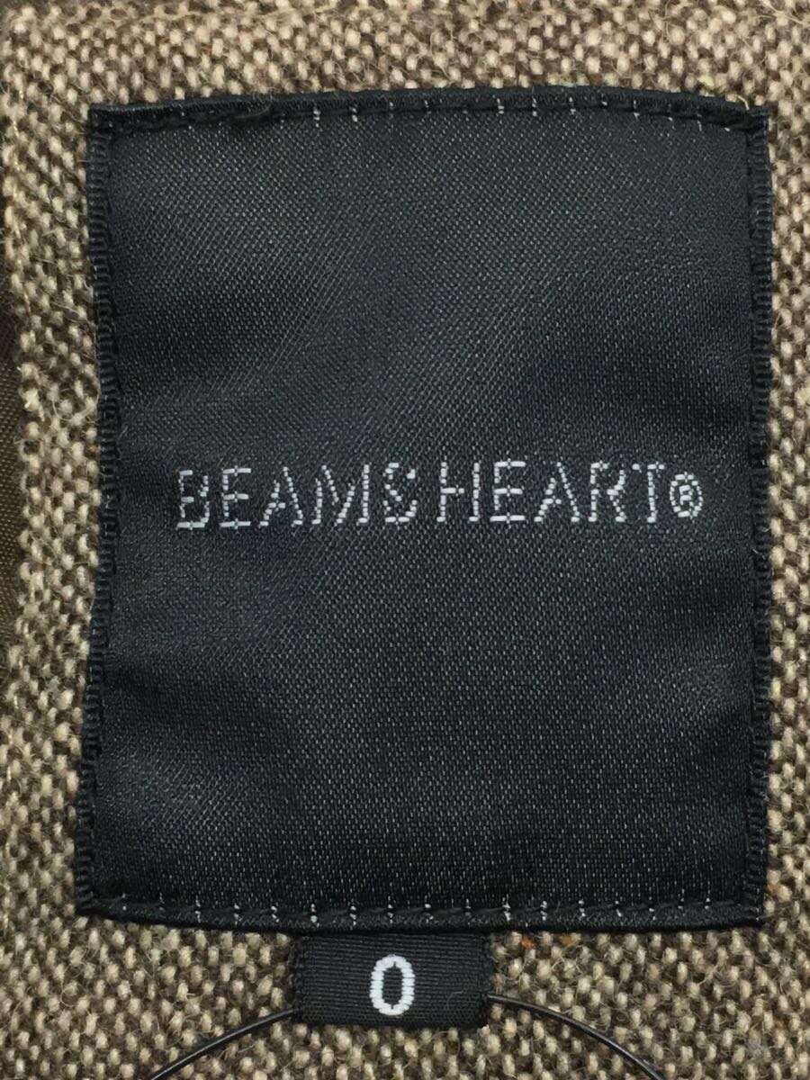 BEAMS HEART* down jacket /0/ wool /BRW/ Brown /43-18-0014-819