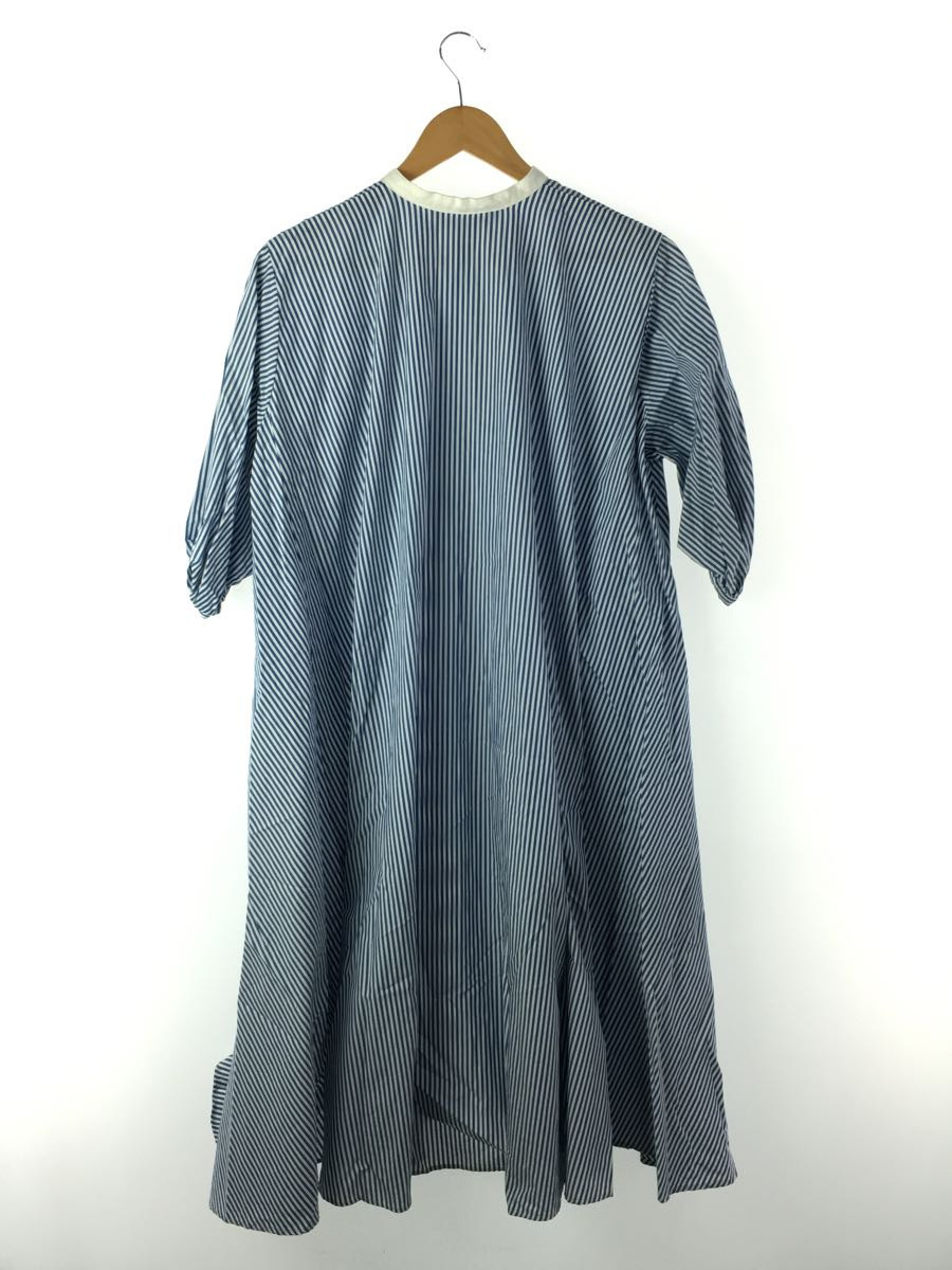 人気定番 mizuiro ind◇シャツワンピース/-/コットン/BLU/ストライプ M