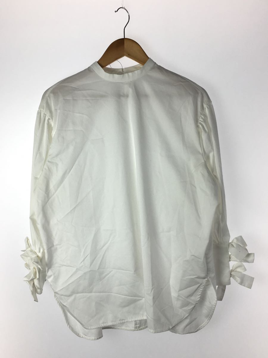 yori◇shirocon リボンカフスブラウス 36 ポリエステル WHT