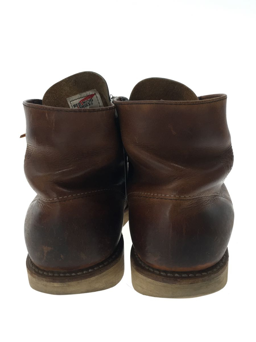 RED WING◆9111/6 Classic Round/使用感有/レースアップブーツ/US8/BRW/レザー_画像6