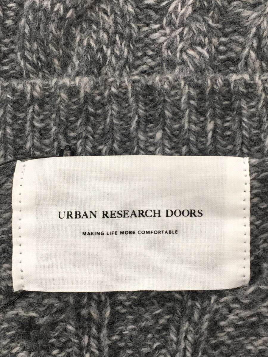 URBAN RESEARCH DOORS◆セーター(厚手)/38/ウール/GRY/無地/DR77-12N008_画像3