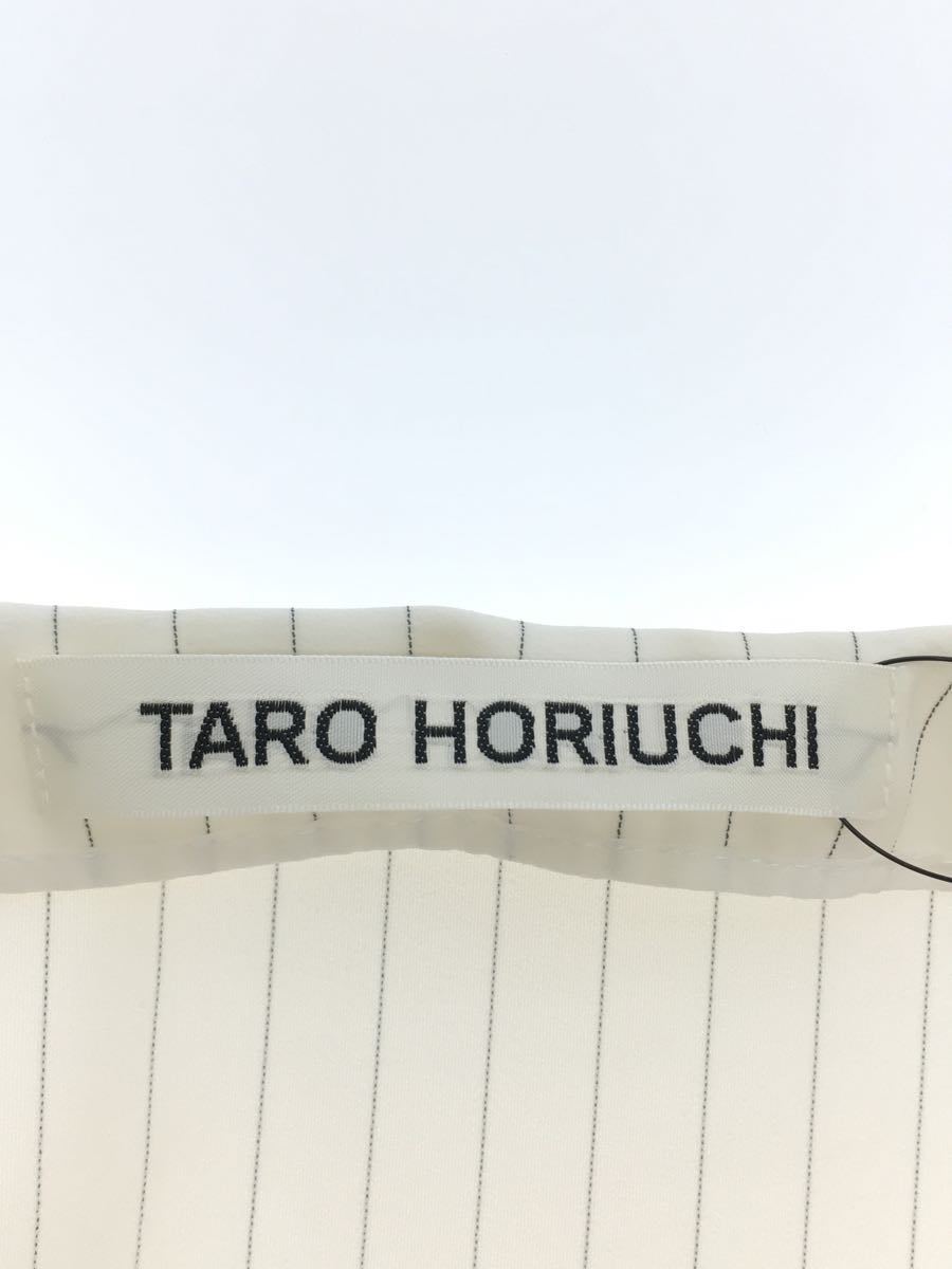 TARO HORIUCHI◆ジャケット/2/ポリエステル/WHT_画像3