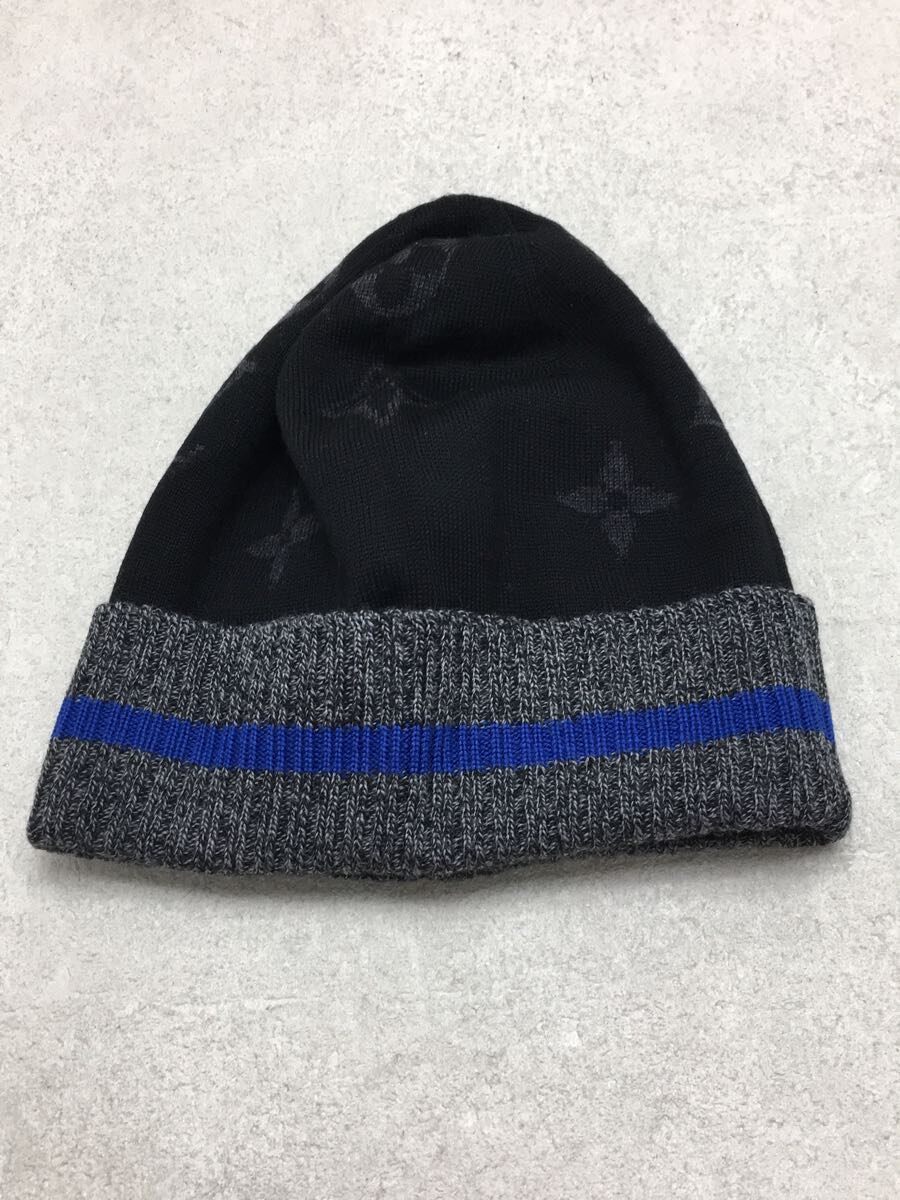 LOUIS VUITTON◇ニットキャップ/-/ウール/BLK/メンズ/M76574/ボネ