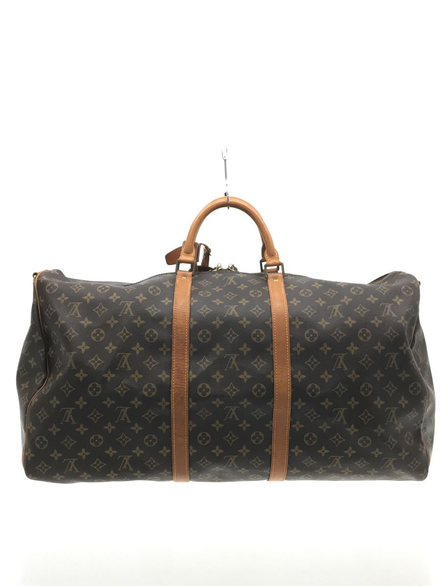 LOUIS VUITTON◆キーポル・バンドリエール60_モノグラム_BRW/PVC/BRW/モノグラム_画像3