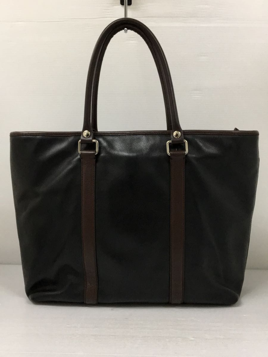 COACH◆トートバッグ/レザー/BLK/F54758/Perry Business Tote In Smooth Leath_画像4