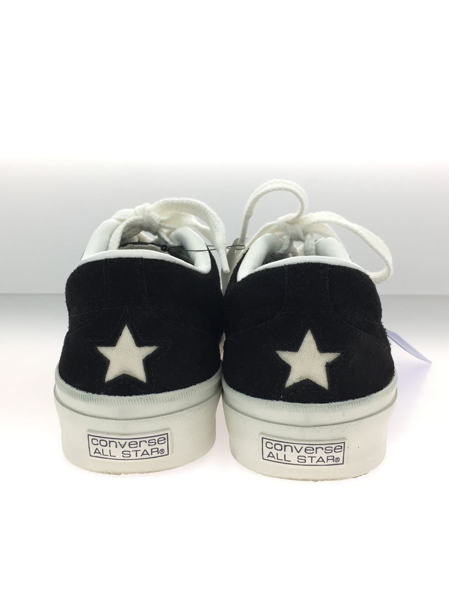 CONVERSE◆ONE STAR J VTG HS SUEDE/ローカットスニーカー/24.5cm/BLK/スウェード_画像6