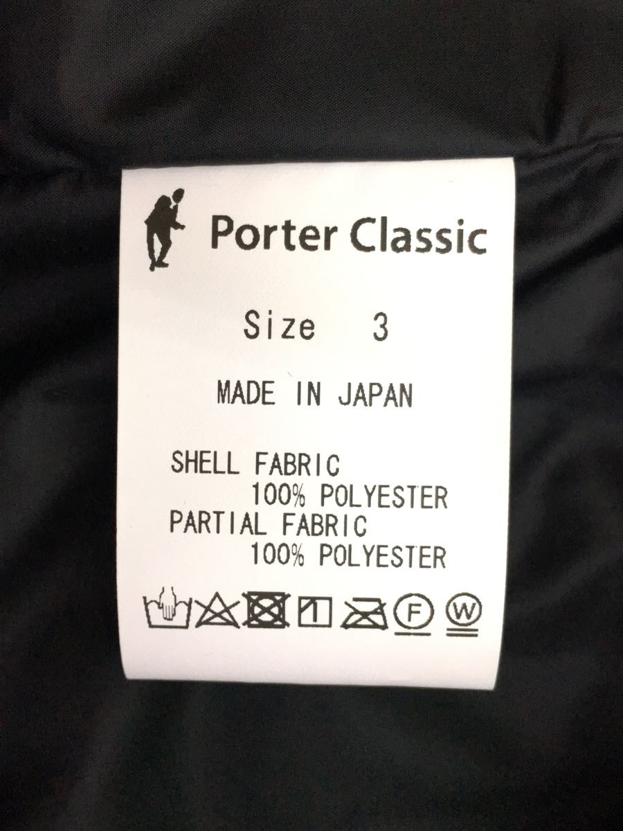 Porter Classic◆22AW/HIGH LOFT FLEECE CHINESE COAT/3/ブラック/PC-A22-126_画像5
