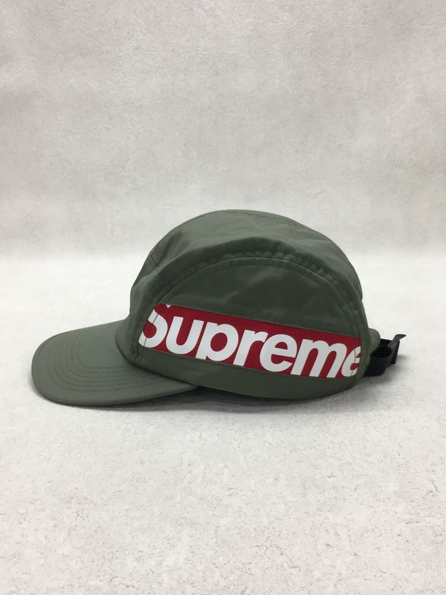 Supreme◇18FW/Side Panel Camp Capキャップ/FREE/コットン/KHK/メンズ