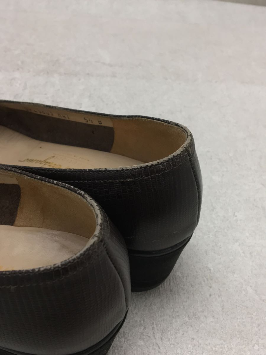 Salvatore Ferragamo◆パンプス/UK5.5/BRW_画像6