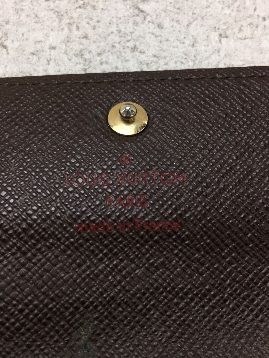 LOUIS VUITTON◆ミュルティクレ4_ダミエ・エベヌ_BRW/PVC/BRW/レディース/n62631/_画像3