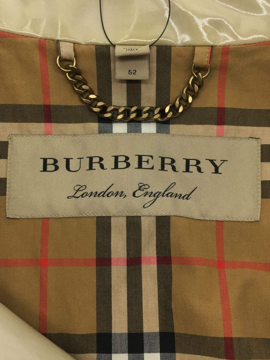 BURBERRY◇laminated cotton gabardine trench coat/トレンチコート/52