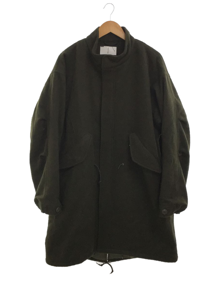 激安ブランド BEAMS◇モッズコート/M/ウール/KHK/無地/11-19-1471-120