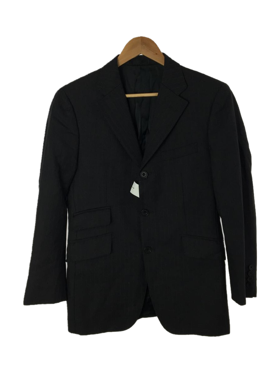 BURBERRY BLACK LABEL◆3Bテーラードジャケット/36/ウール/GRY/SUPER 100/BMD52-514-08_画像1