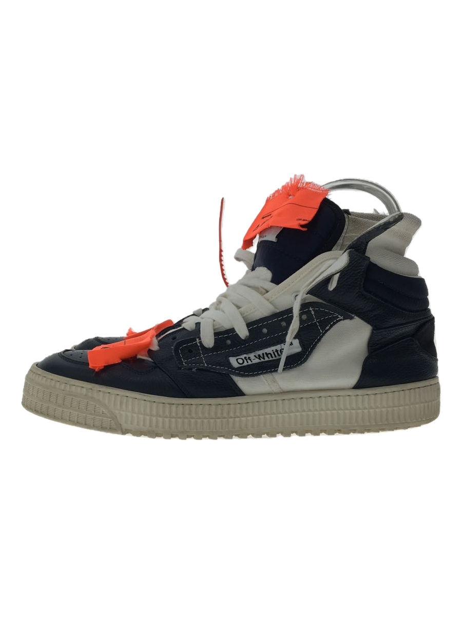 本物品質の OFF-WHITE◇ハイカットスニーカー/43/NVY