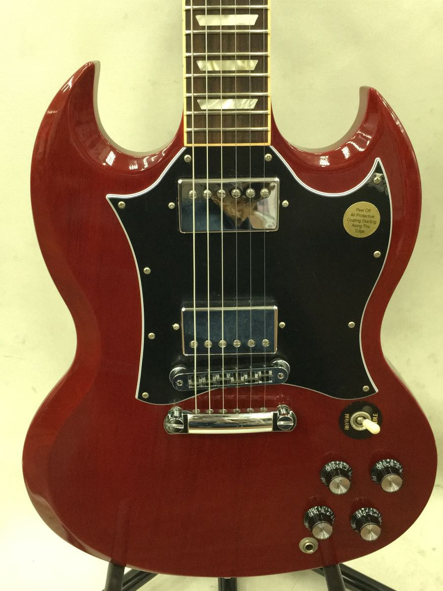 Gibson◆エレキギター/SGタイプ/赤系/HH/SG STD /_画像3