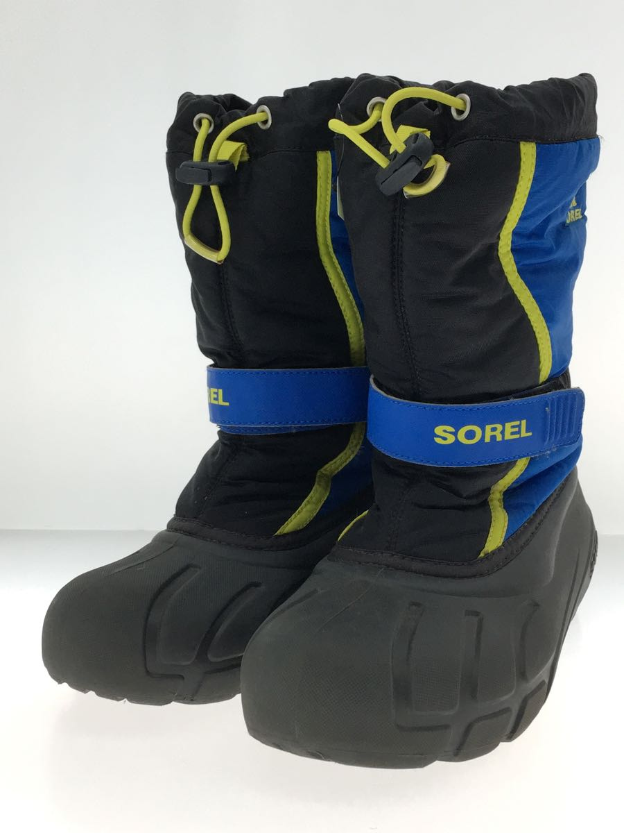 SOREL◆キッズブーツ/スノーブーツ/22cm/ネイビー/ソレル/NY1885-014/ユースフリー/スノトレ_画像2